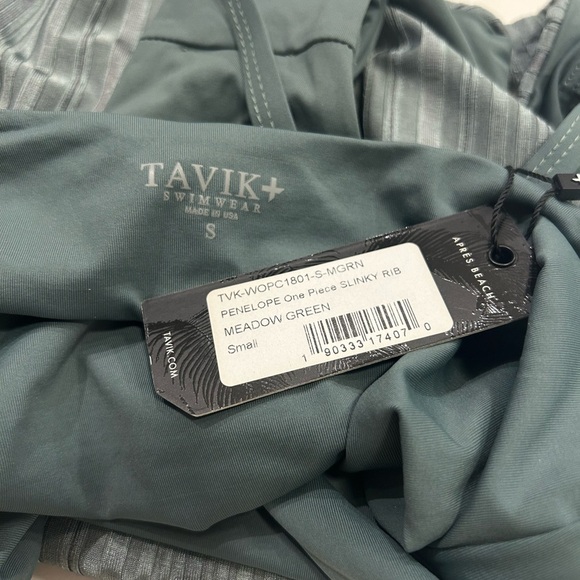 Anthropologie x Tavik Penelope One Piece Slinky Rib Meadow Green, size small - Picture 8 of 8